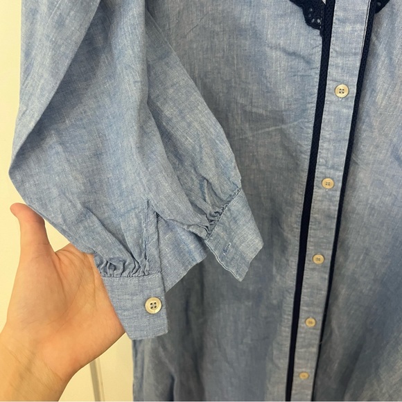 Pomander Place Jolene Chambray Midi Dress - Picture 8 of 14